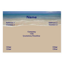 Vacation Business Card