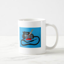 Vacuum Murder (with text) Mug