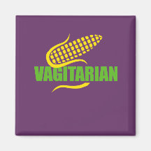Vag-itarian Fridge Magnet