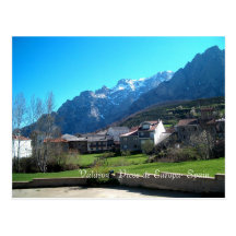 Valdeon - Picos de Europa- postcard