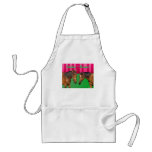 Valentine Be Mine I Love You Two Horses Apron