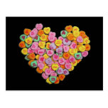 Valentine Candy Hearts Heart Postcards