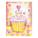 Valentine Cupcake Postcards