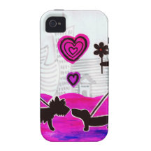 valentine dogs iPhone 4/4S cover