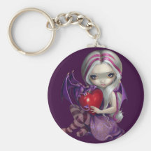 "Valentine Dragon" Keychain