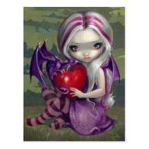 "Valentine Dragon" Postcard
