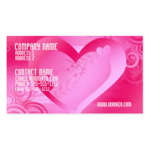 Valentine Gift Business Card