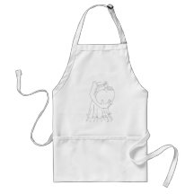 Valentine Girl Apron