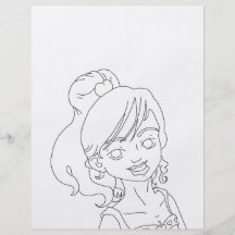 Valentine Girl Flyer Design