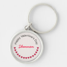 Valentine Hearts Keychain