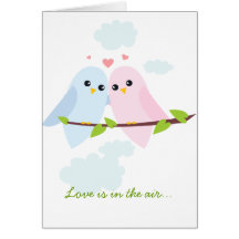 Valentine Love Birds Cards