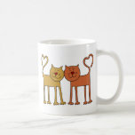 Valentine Love Kitties Coffee Mugs