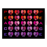 Valentine Peace HEARTS - Customised Card