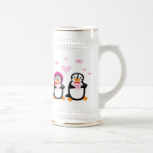 Valentine Penguins Mug