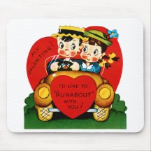 Valentine Runabout Mousepads