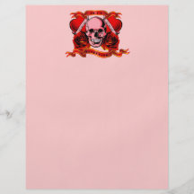 Valentine Tattoo Skull Hearts Flyers
