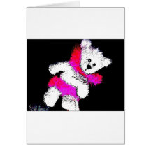 valentine teddy bear Photo 9713 Greeting Card