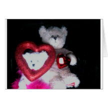 valentine teddy bears Photo 9693 Greeting Card