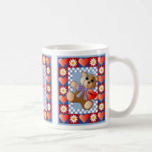 Valentine TeddyBear Mug_customizable