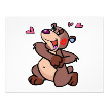 Valentines Bear Invitations