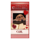 Valentine's card from the dog photo card