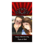 Valentine's card from the two of us personalised photo card