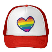 Valentine's Day Gay Pride Hats