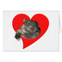 Valentine's Day Gifts, Wombat Love! Cards