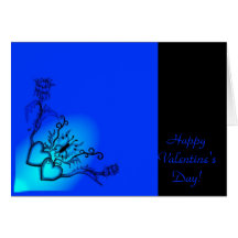 Valentine's Day - heart and butterfly on Rainbow Cards