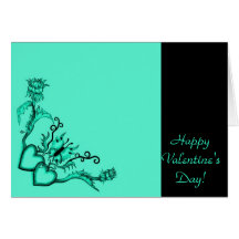 Valentine's Day - heart and butterfly on Rainbow Cards