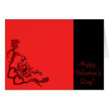 Valentine's Day - heart and butterfly on Rainbow Greeting Cards