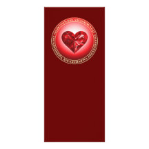 Valentine's Day Rack Card Template