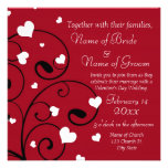 Valentine's Day Wedding Invitation Cards