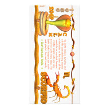 Valxart 1989 2049 EarthSnake zodiac Scorpio Custom Photo Card