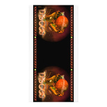 Valxart Gothic Pisces zodiac astrology Custom Photo Card