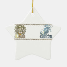 Valxart Leo Cancer astrology friendship Christmas Ornament