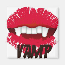 VAMP LIPS PRINT MAGNETS