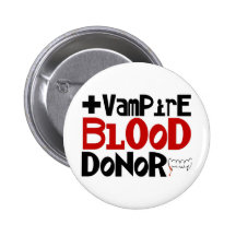 Vampire Blood Donor Pin