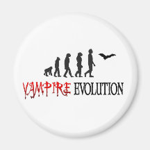 Vampire Evolution Refrigerator Magnets