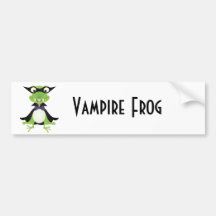 Vampire Frog Bumper Stickers