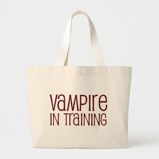 Vampire In Training Canvas Bags