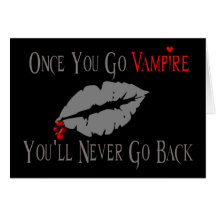 Vampire Love Greeting Card