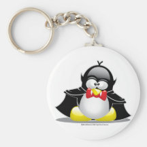 Vampire Penguin Keychain