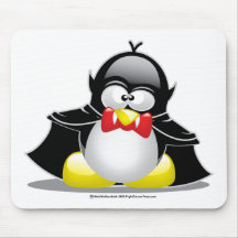 Vampire Penguin Mouse Pad