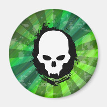 Vampire Skull Refrigerator Magnets