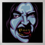 Vampire with grillz posters