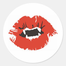 Vampires Kiss Sticker