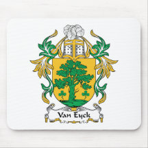 Van Eyck Family Crest Mouse Mat