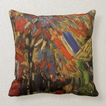 Van Gogh; 14th of July Celebration in Paris Pillow