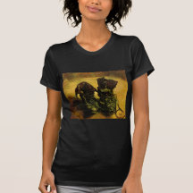 Van Gogh A Pair of Shoes, Vintage Still Life Art Tshirts